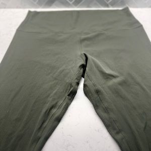 Lululemon Align  leggings army green size 14